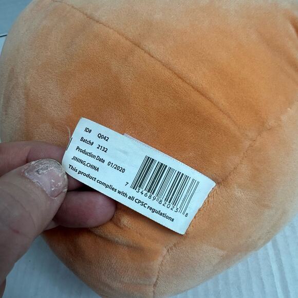 Squishmallow Orin the Orange Fruit Squad Plush 10" 12" Kellytoy - Picture 6 of 8